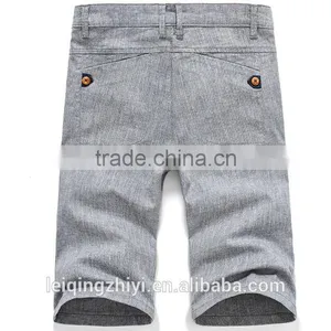 Hot 100% Cotton Cheap Light Color Casual Half Pants for Men thumbnail-3