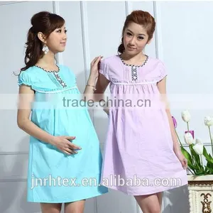 Comfortable100%Cotton Casual Wear for Pregnant Women,maternity for Women thumbnail-1