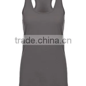 Next Level Apparel Ladies' Ideal Racerback Tank Top - Made From 60% Combed Cotton and 40% Polyester and Comes With Your Logo. thumbnail-3
