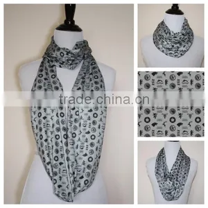 Game of Thrones, Winter is Coming Infinity Scarf for Gals, EXTRA LONG thumbnail-6