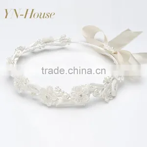 Beautiful Princess Style Headpiece With Flower thumbnail-5