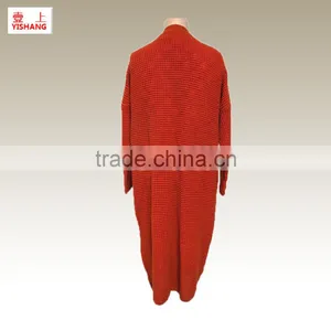 Basic Two Different Yarns Sweater 100%Acrylic and 100%Cottin Design for Women Sweater in the Spring thumbnail-2