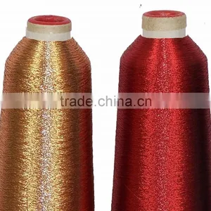 High Quality Metallic Yarn for Knitting, Weaving and Embroidery thumbnail-1