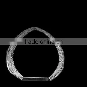 Wholesale Good k9 Crystal Peach Shape Iceberg Awards, Crystal Iceberg Trophy for Souvenir Gift JKC-0131 thumbnail-1