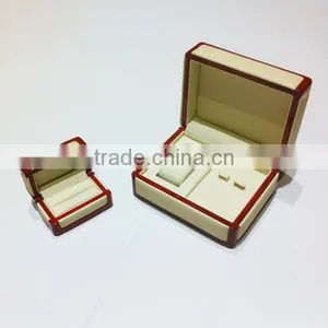 Rosewood Leather Watch Box Jewelry Collection thumbnail-1