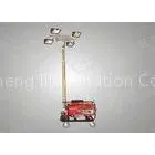 Mobile Telescopic Gasoline Explosion Proof Light Tower , MH 4*500w Light Towers thumbnail-1