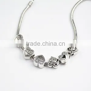 Cuentas de Bricolaje,Pretty Various Jewelry Making Beads Silver Spacer Beads for DIY Accessories thumbnail-2