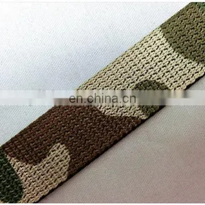 Customized 3/4'' Camouflage Ribbon Military Ribbon Polyester Webbing thumbnail-3