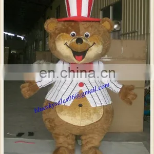 Adult Cartoon Ted Bear Mascot Costumes thumbnail-1