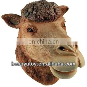 Whosale Hot Selling Rubber Latex Camel Mask Full Face High Quality Halloween Mascot Costumes thumbnail-2