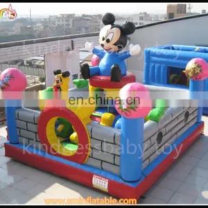 2016 Attractive Inflatable Mickey Mouse Funcity,cartoon Bouncer Playground,kids Fun Houses for Sale thumbnail-1