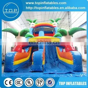 High Quality Outdoor Toys PVC Giant Inflatable Water Slide thumbnail-3