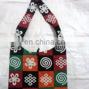 COTTON PATCHWORK PRINTED BAGS OM thumbnail-2