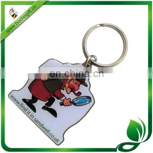 Custom Printed Stainless Steel Key Fob for Promotion thumbnail-1