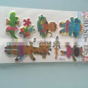Hot Deocrative Promotional Colorful Custom Make Glitter 3D Sticker thumbnail-2