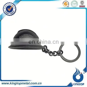 Hot Sale Metal 3D Safety Helmet Shaped Keychain/Keyring thumbnail-1