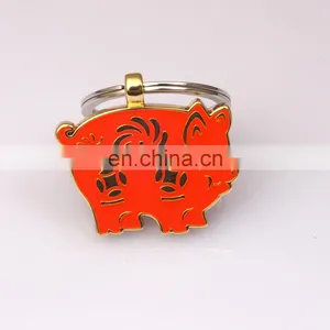 Promotion Tiger Shape Zinc Alloy Keychain, Key Ring thumbnail-2