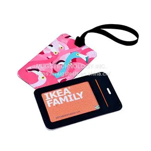 Sublimation Fabric Luggage Tag Rectangle thumbnail-3