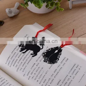 China Supplier Wedding Souvenier Cute Cat Metal Bookmark for Books Custom Lovely Inspirational Bookmark thumbnail-3