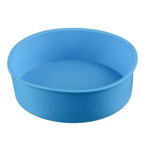Free Sample Food Grade Heat Resistant Nontoxic Silicone Cake Mold Baking Mousse Pudding Mold Tool Round Shape thumbnail-4