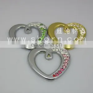 Metal Rhinestone Pendants Mobile Phone Strap Pendent Keychain thumbnail-1