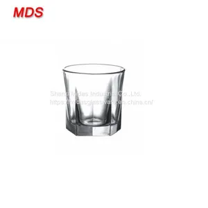 Top Quality Glassware 7oz Polygon Soda Lime Shot Glass Wholesale thumbnail-1