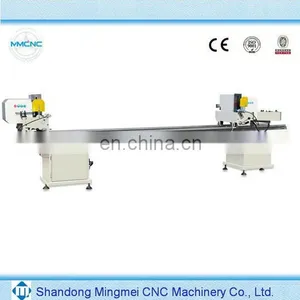 UPVC Window Door Making Machine/Double-head Cutting Saw for PVC Profile/45 Degree Aluminum Frame Cutting Machine thumbnail-4