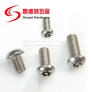 Stainless Steel 304 Torx Screw Button Head Anti Theft Security Screw M2-M12 thumbnail-1