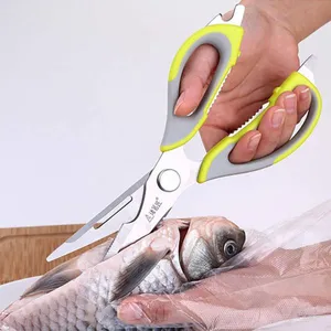 Cross-border Multi-functional Kitchen Scissors Household Scissors Chicken Bone Scissors Food Scissors Meat Scissors Shrimp Fish Bone Refrigerator Scissors thumbnail-3