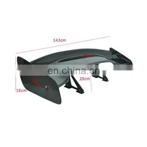 Automotive General Carbon Fiber Spoiler Tail Lightweight Rear Wing Tail Spoiler Auto General Big Size Tail thumbnail-1