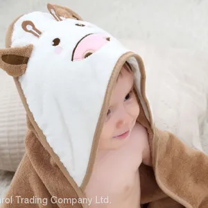 Hooded Baby Bath Towel Cartoon Pattern thumbnail-4