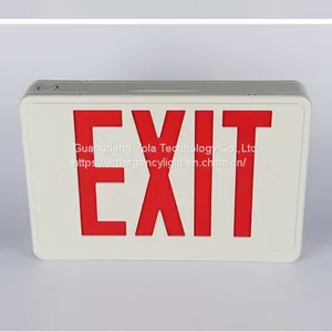 Green Red Exit Sign Lamps Indicator New Type LED Exit Sign Save Energy Exit Signs Green Red Lamp thumbnail-4