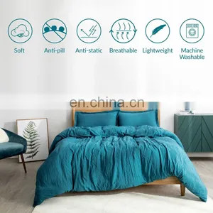 Naturelife Quality Nordic Super Soft King Queen Size Microfiber Beddings Duvet Cover Set thumbnail-6