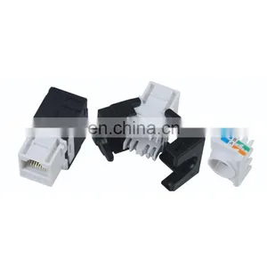 UTP 180 Toolless Rj45 Connector Cat6a Keystone Jack With Cable Holder thumbnail-1