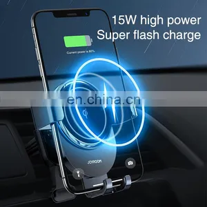 JOYROOM Gravity Car Holder Wireless Charging Car Charger Holder Mount Phone Wireless Charger thumbnail-4