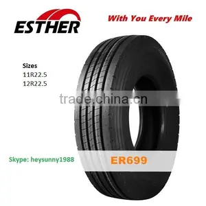 All Steel High Speed Truck Tyre 11R22.5 12R22.5 Trailer Tires thumbnail-1