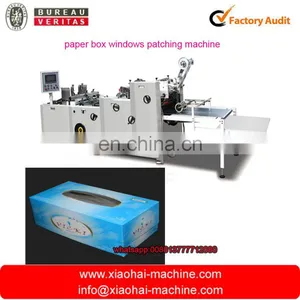 2017 Best Sale Paper Carton Box Window Patching Machine, Paper Box Window Patching Machine thumbnail-1