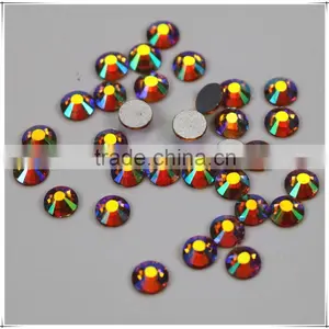 Factory Price Wholesale Crystal AB Flatback Hotfix Rhinestones for Sarees Wedding Dresses thumbnail-5