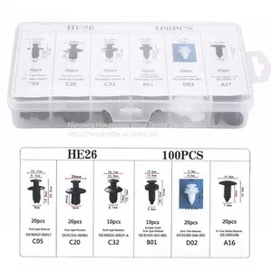 Toyota Honda Round Head Plastic Snap Push Rivet Drive Fastener Kit thumbnail-5