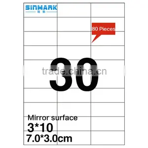 SINMARK 7.0*3.0cm Mirror Surface Removable Mirror Sticker thumbnail-1