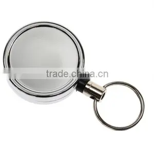 Pull Key Reel Wearable Key Organizer, Stainless Steel thumbnail-3