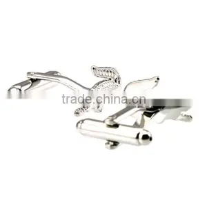 Men's Cufflinks New Crocodile Silver Cuff Lins for Shirt 18mm M3874 thumbnail-4