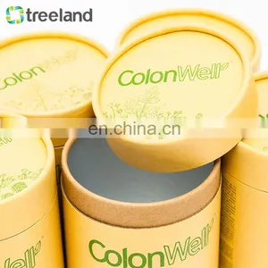 Recyclable Kraft Paper Tubes Food Paper Tube for Protein Powder thumbnail-2