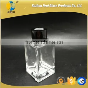 3oz 90ml Clear Square Glass Diffuser Bottles thumbnail-1
