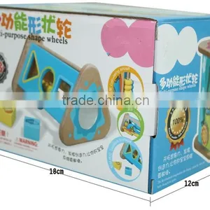 2015 Multi Function Calculation Beads Color Wood Beads Educational Kid Beads Toy thumbnail-5