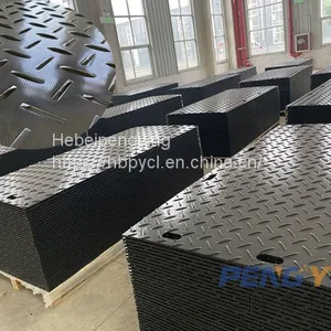 Rain-Resistant Anti-Skid Polymer Road Plates | Stable for 100-Ton Heavy Loads | Temporary Roadbeds for Wind Power and Coal Mining thumbnail-3