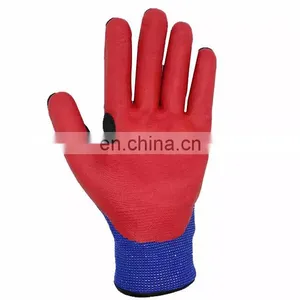 China Supplier Factory High Impact Safety Gloves CE EN388 4544EP Nitrile TPR Mechanic Gloves thumbnail-4