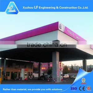 Steel Fabrication Frame Structure Gas Station Canopy thumbnail-5