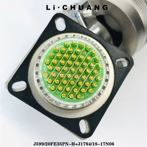 J599 Series Circular Connector Plug Socket J599-26FE35SN-H J599-20FE35PN-H thumbnail-4