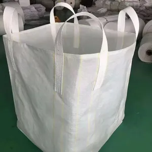 OEM FIBC Bulk Bag PP Woven Super Sack Garbage Dumpster 1ton Skip Big Bag Construction Waste 1500kg Jumbo Bag thumbnail-1
